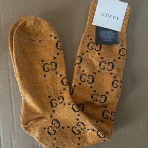 Gucci Woman’s Gold Socks